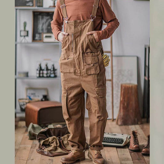Suspenders Men's Workwear Overalls Rompers