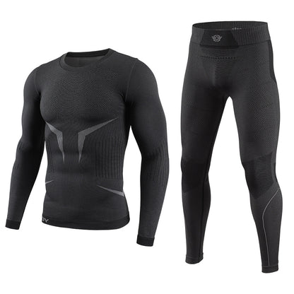 Conjunto de roupas íntimas sem costura, caminhada de inverno, pilotagem quente