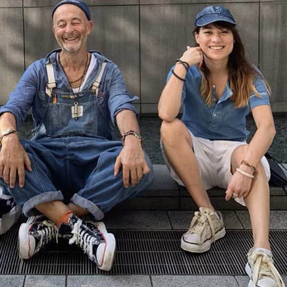 Salles en denim pour les vêtements de travail des hommes Plus taille