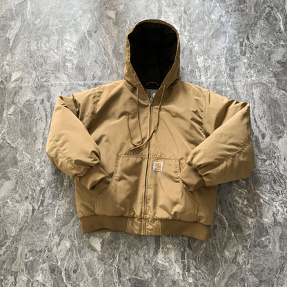 Carhartt Outdoor Waterproof Hooded Thick Warm Zip-up Cotton Coat