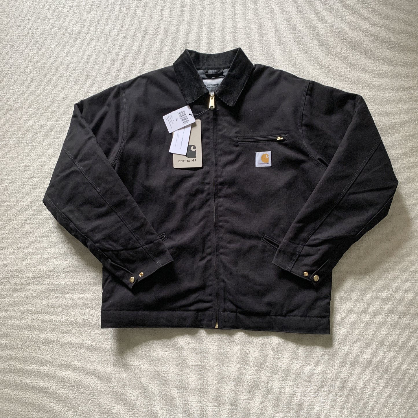 Carhartt  Wip Og Detroit Jacket Detroit J01 Felt Lined Jacket Lapel Coat