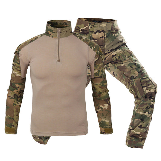 G3 Long-sleeved American Camo Outdoor Frog Training Suit