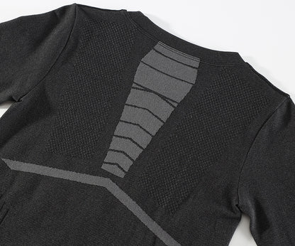 Conjunto de roupas íntimas sem costura, caminhada de inverno, pilotagem quente