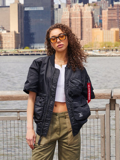 L-2B SHORT SLEEVE BOMBER JACKET