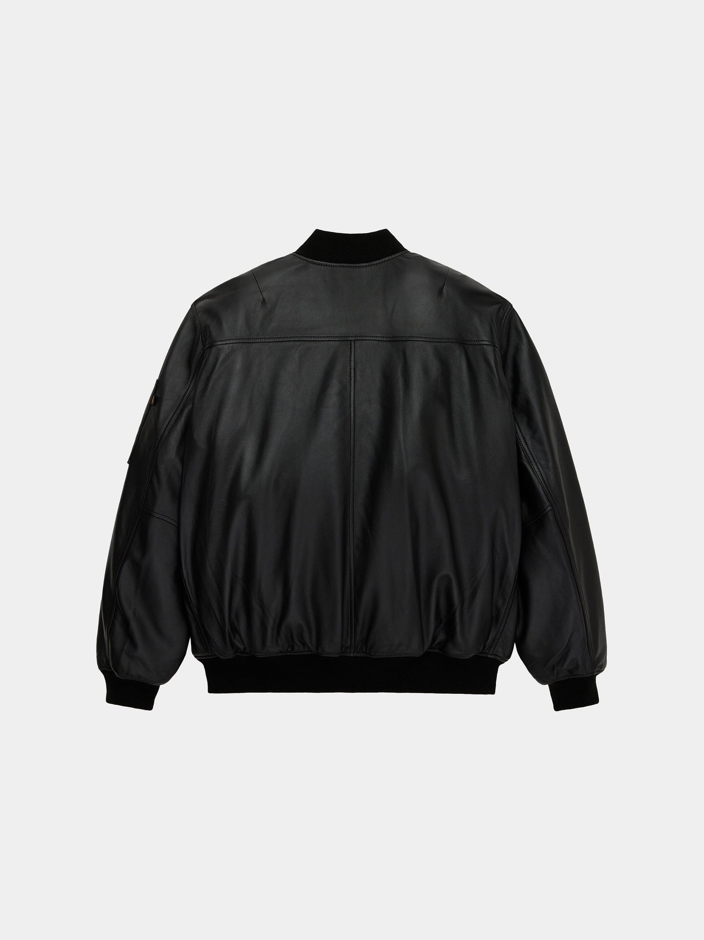 LEATHER MA-1 FLIGHT JACKET