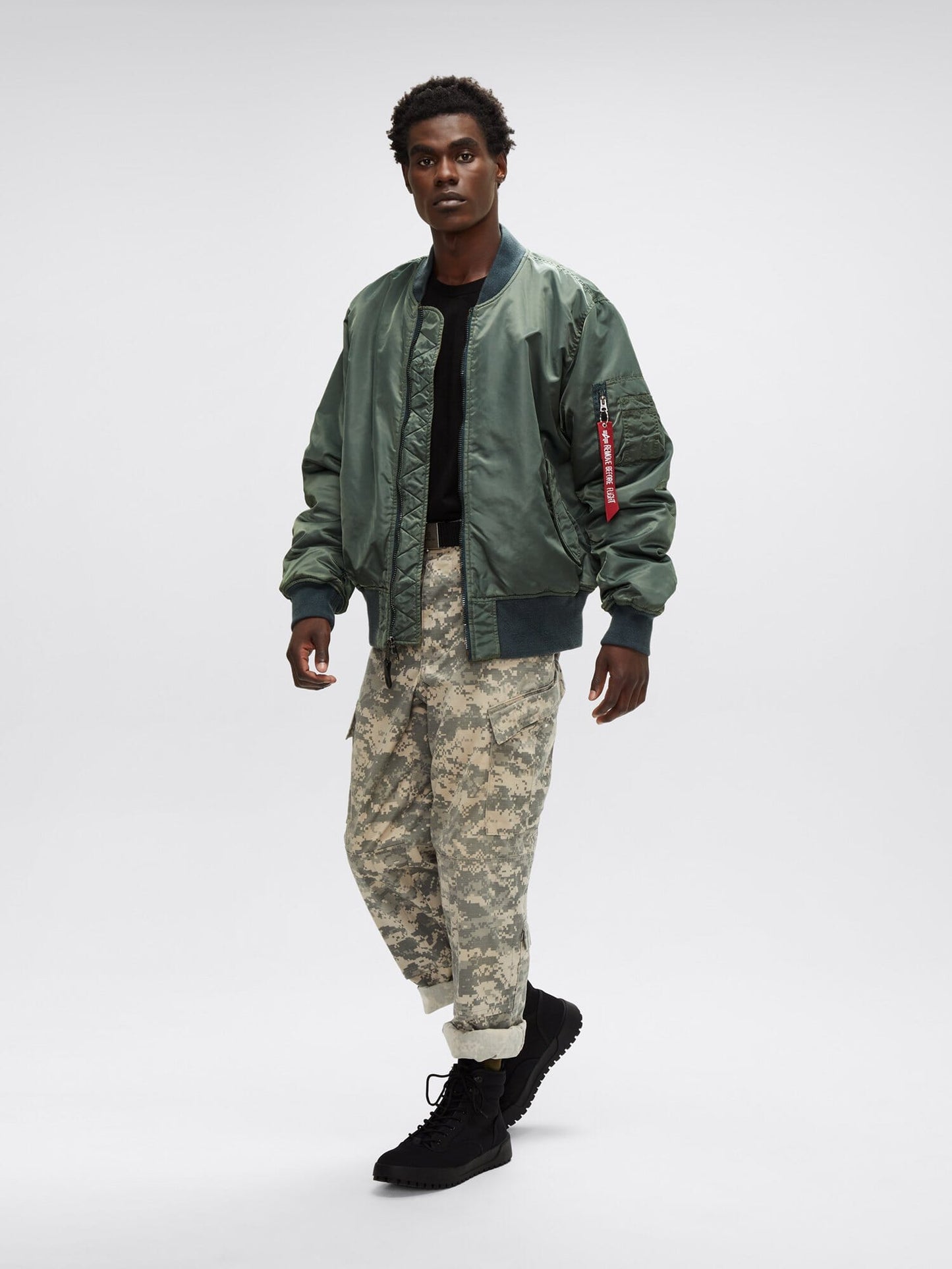MA-1 BATTLEWASH BOMBER JACKET