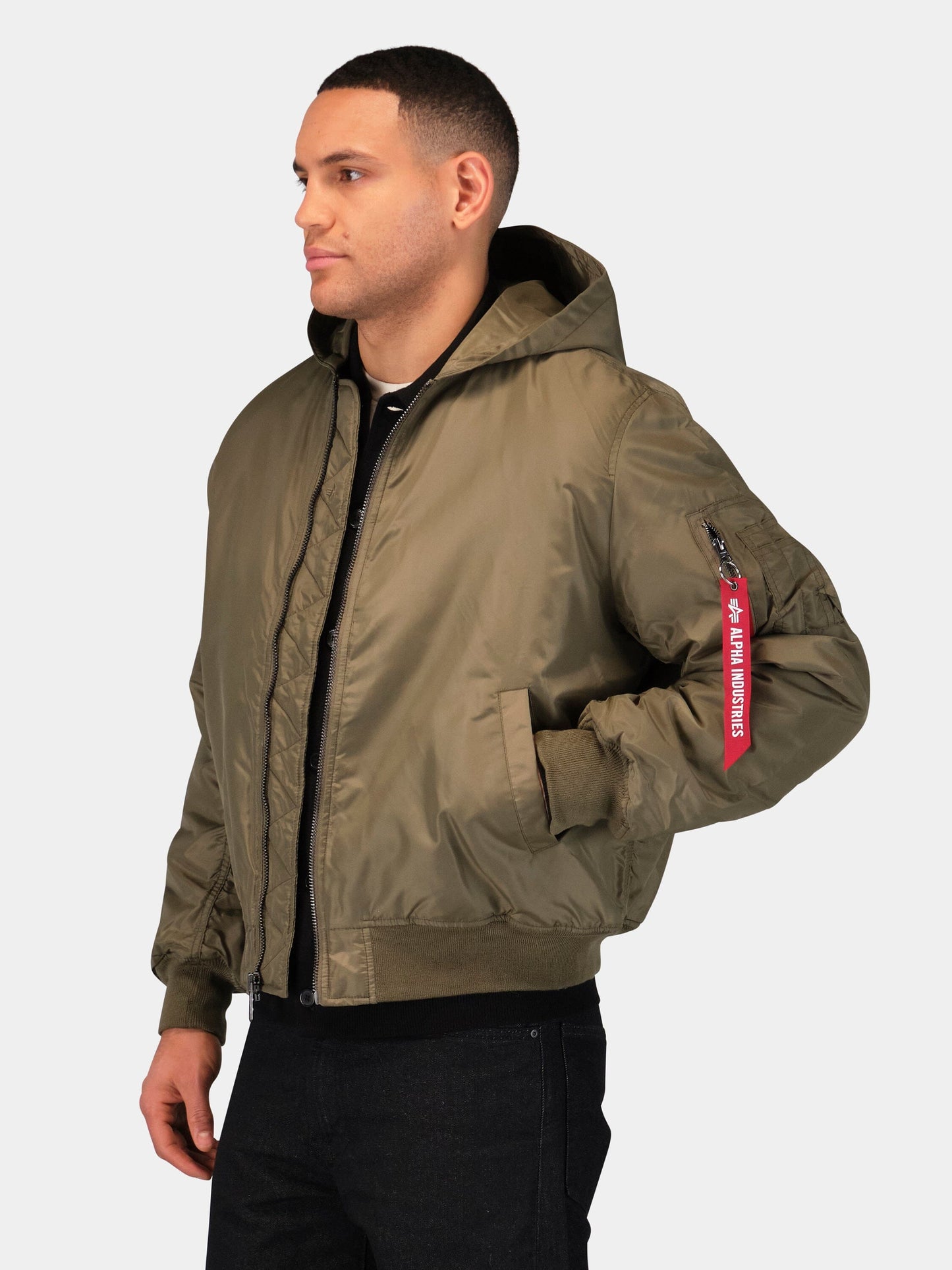 MA-1 HOODED OXFORD FLIGHT JACKET