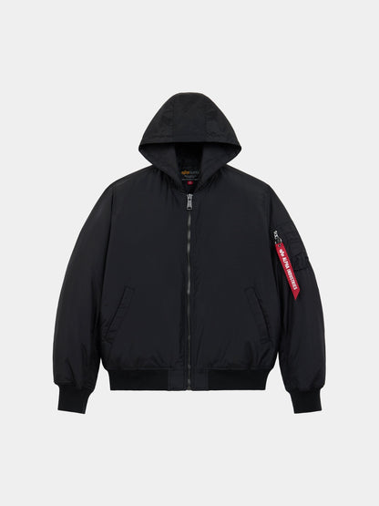 MA-1 HOODED OXFORD FLIGHT JACKET