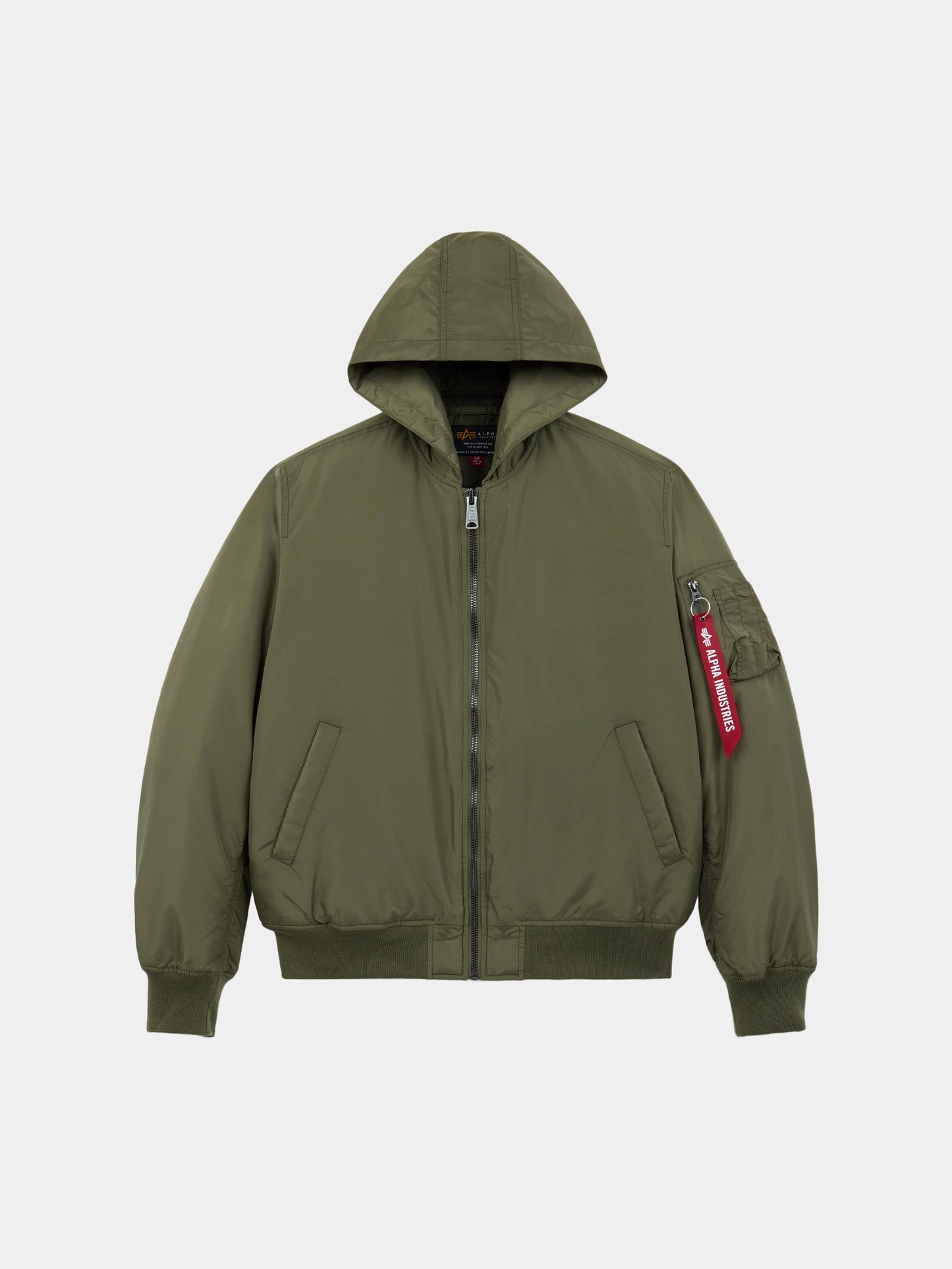 MA-1 HOODED OXFORD FLIGHT JACKET