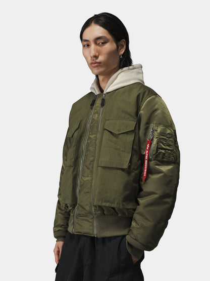 MA-1 MIXED COTTON FLIGHT JACKET