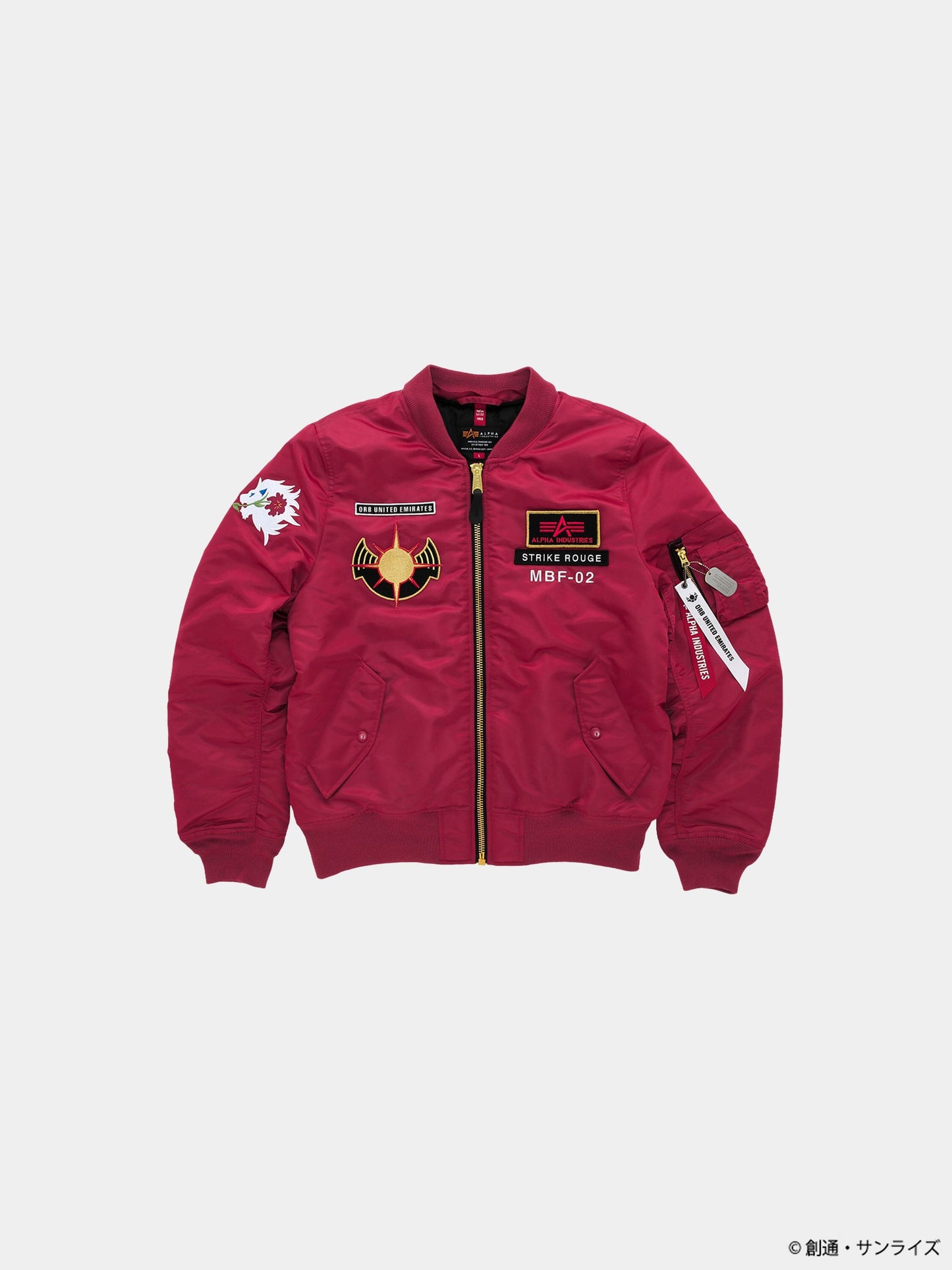 STRICT-G GUNDAM X ALPHA X CAGALLI YULA ATHHA MA-1 BOMBER JACKET