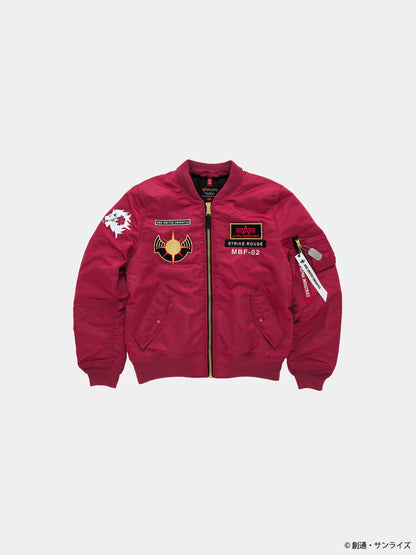 STRICT-G GUNDAM X ALPHA X CAGALLI YULA ATHHA MA-1 BOMBER JACKET