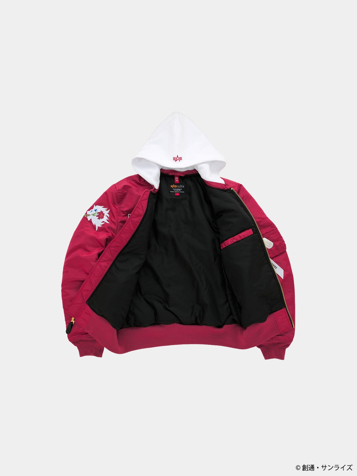 STRICT-G GUNDAM X ALPHA X CAGALLI YULA ATHHA MA-1 BOMBER JACKET