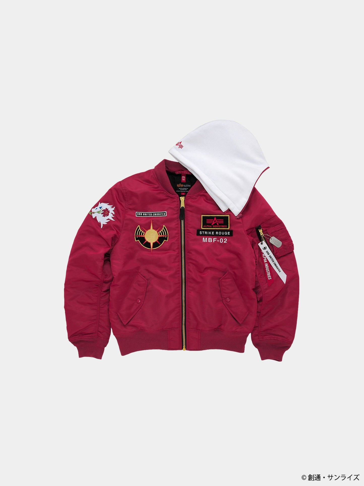 STRICT-G GUNDAM X ALPHA X CAGALLI YULA ATHHA MA-1 BOMBER JACKET