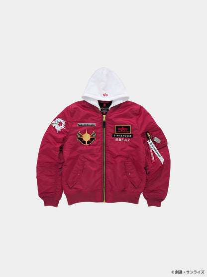 STRICT-G GUNDAM X ALPHA X CAGALLI YULA ATHHA MA-1 BOMBER JACKET