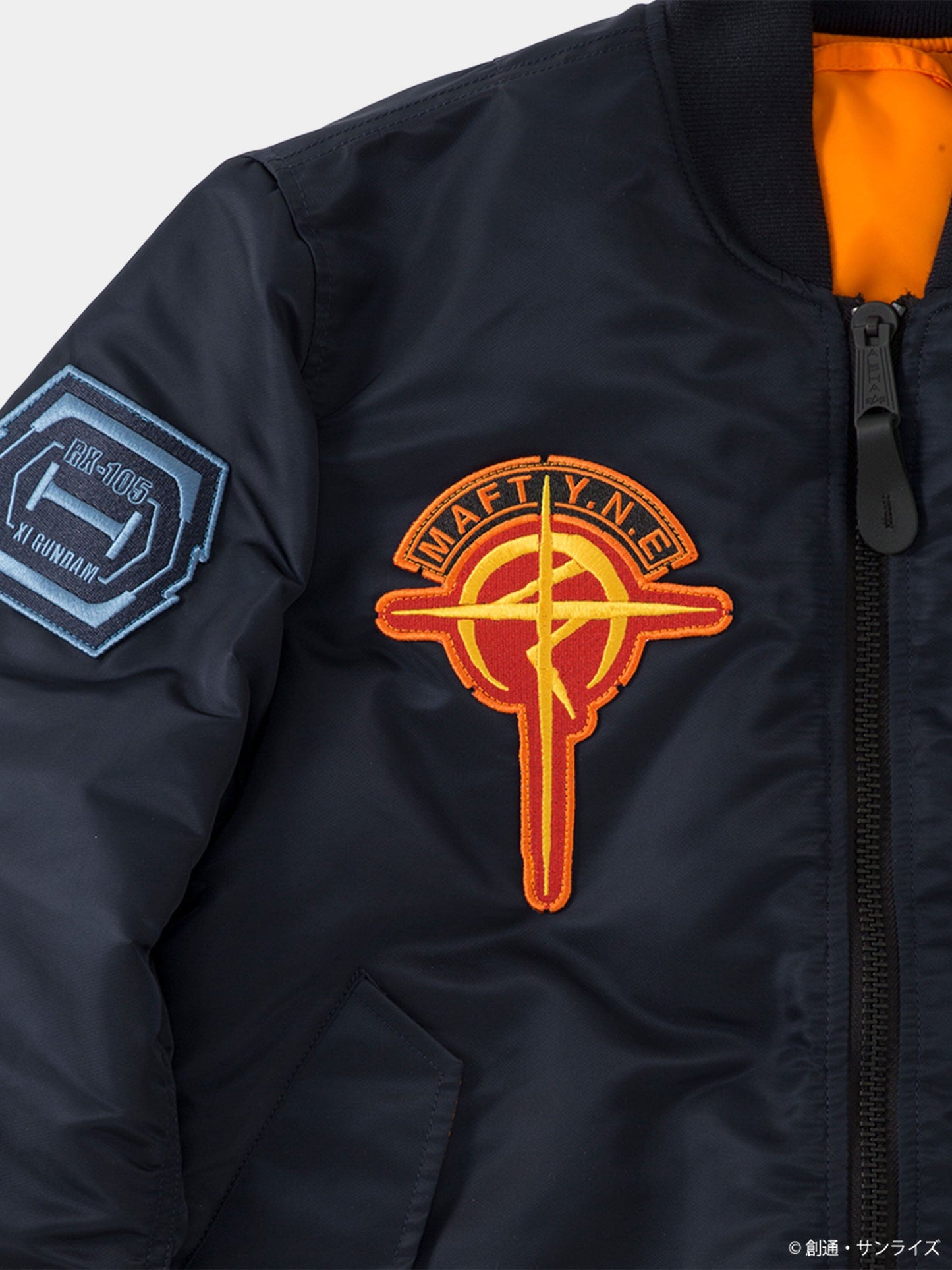 STRICT-G GUNDAM X ALPHA X HATHAWAY NOA MA-1 BOMBER JACKET