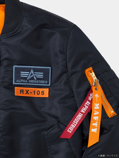 STRICT-G GUNDAM X ALPHA X HATHAWAY NOA MA-1 BOMBER JACKET