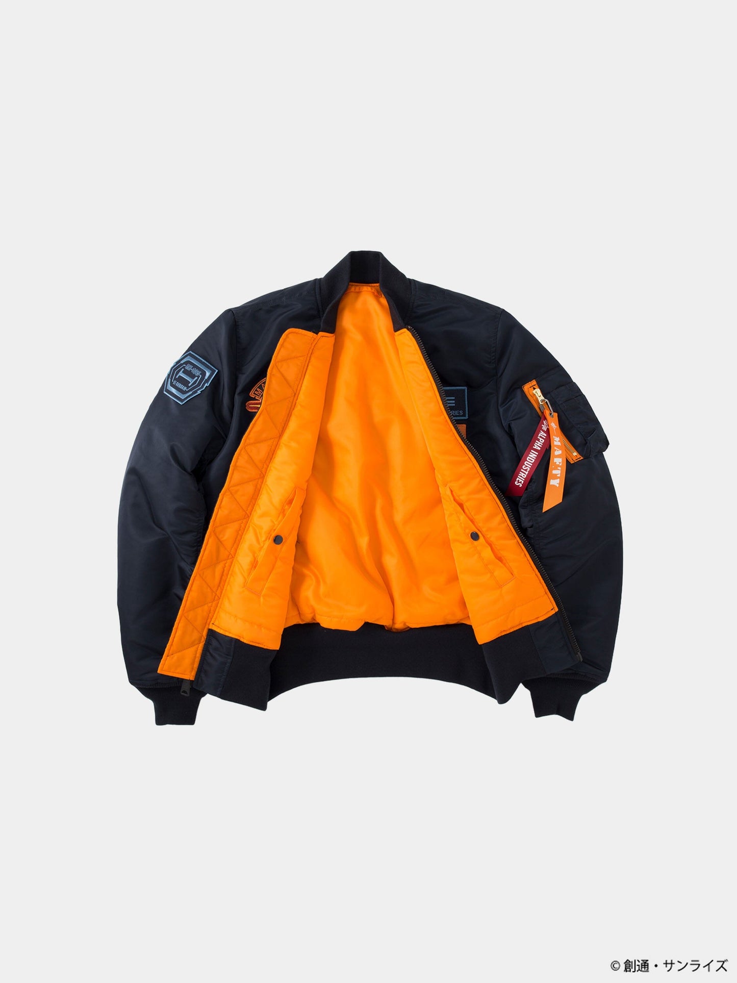 STRICT-G GUNDAM X ALPHA X HATHAWAY NOA MA-1 BOMBER JACKET