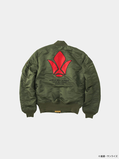 STRICT-G GUNDAM X ALPHA X MIKAZUKI AUGUS MA-1 BOMBER JACKET