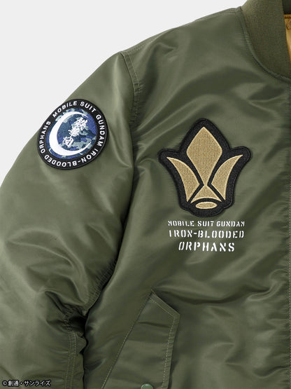 STRICT-G GUNDAM X ALPHA X MIKAZUKI AUGUS MA-1 BOMBER JACKET