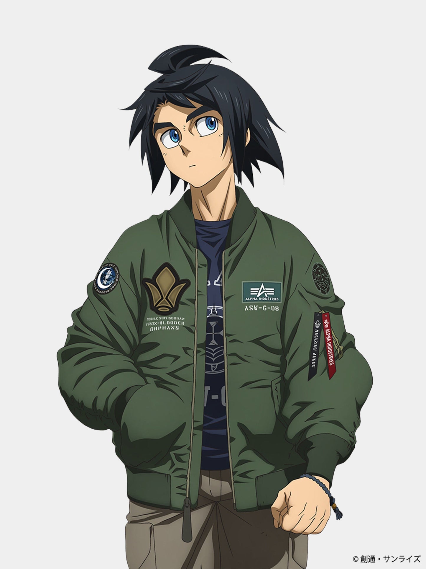 STRICT-G GUNDAM X ALPHA X MIKAZUKI AUGUS MA-1 BOMBER JACKET