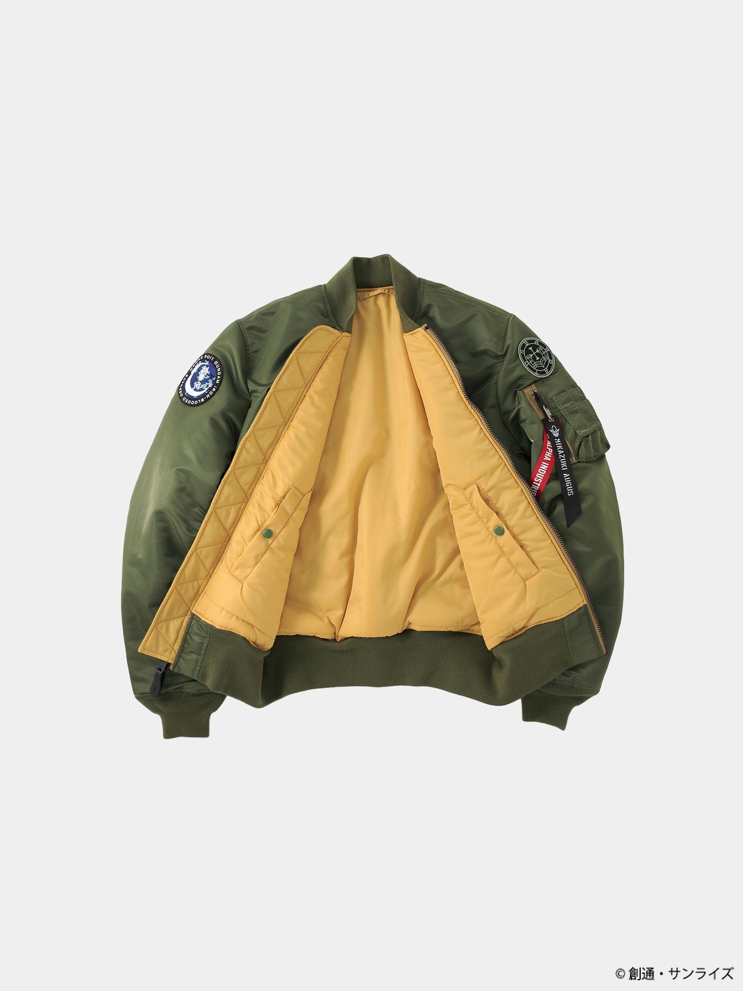 STRICT-G GUNDAM X ALPHA X MIKAZUKI AUGUS MA-1 BOMBER JACKET