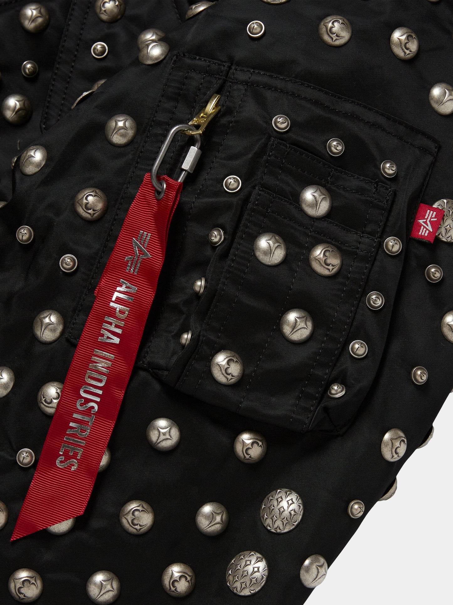 THUG CLUB X ALPHA CWU 45/P ALL OVER RIVET JACKET