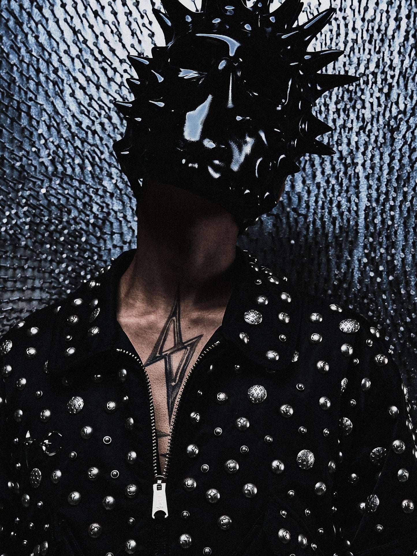 THUG CLUB X ALPHA CWU 45/P ALL OVER RIVET JACKET