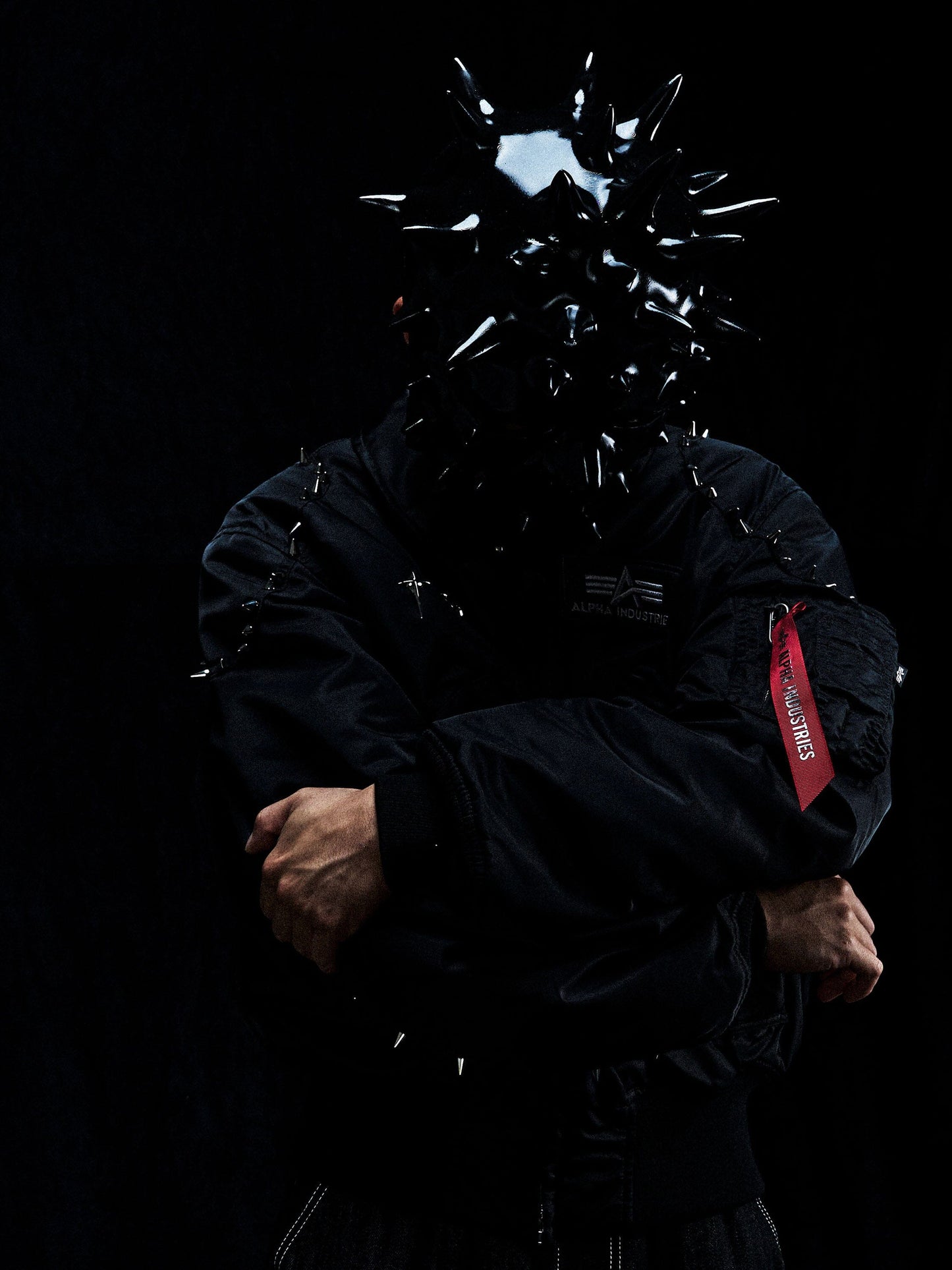 THUG CLUB X ALPHA CWU 45/P STUDDED JACKET