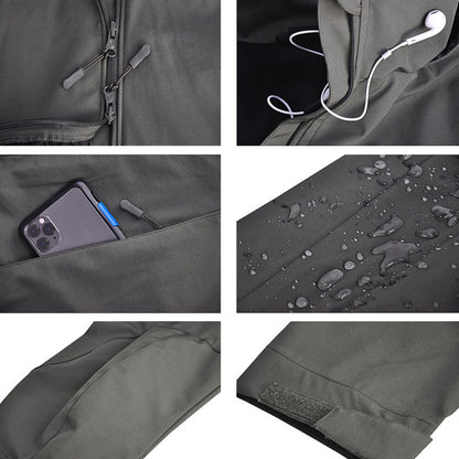 Casaco de casca macio urbano leve leve casaco masculino