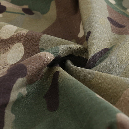 Camuflagem ao ar livre acampando calças masculinas escondidas