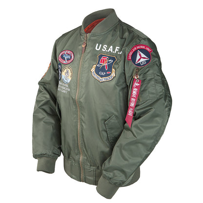 Air Force Distrange Bordado Bordeiro Menina Bomber