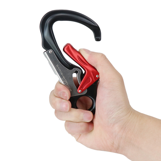 35KN Outdoor Backpacking Climbing Twist Lock Carabiners Hook Safety Buckle