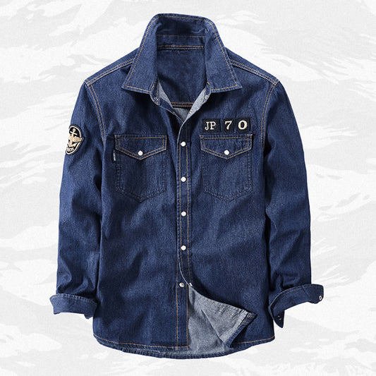 Mode Cowboy harter Kerl Männerhemd