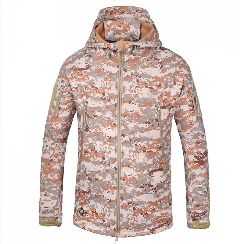 Windbreaker Soft Shell Men's Outdoor Coat, Shark Skin Warmth Men's  Jacket