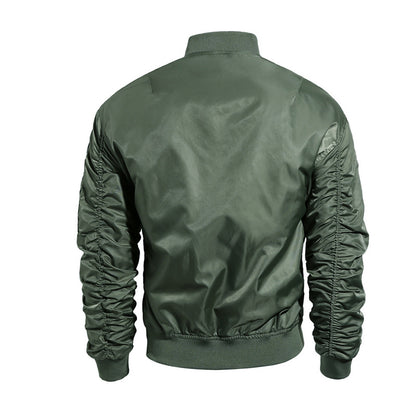 Bomber Flight Jacket Windbreak Military Pilot Jacket For Men - KINGEOUS