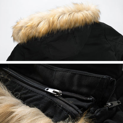 Casual Wash Hat Wool Longa Jaqueta de Inverno Men de Men