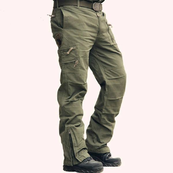 Military Style Casual Wear Multi-Pocket Men Pants – TANGEEL