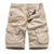 Multi-pocket Loose Solid Color Men's Shorts