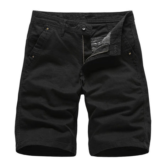 Moda de cor de cor de cor sólida shorts masculinos