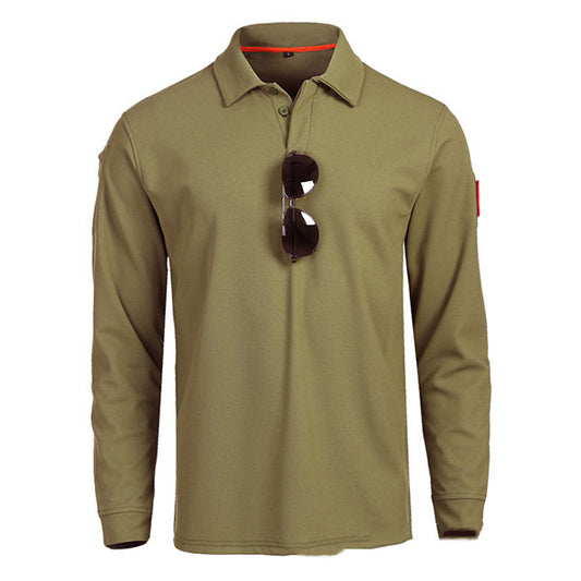 تي شيرت رجالي بأكمام طويلة يمتص العرق