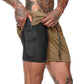 Plus Size Breathable Double Layer Sports Men's Beach Shorts