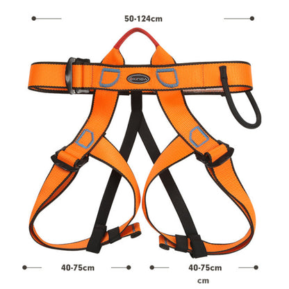 في الهواء الطلق على ارتفاعات عالية تسلق الصخور نصف حزام مقعد الجسم معدات الإنحدار