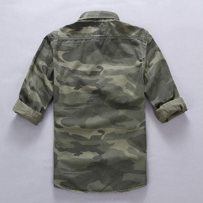 قميص قطني نحيف للرجال يوميًا