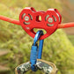 30kN Cable Trolley Pulley with Ball Bearing Outdoor Rock Ice Climbing Accessories