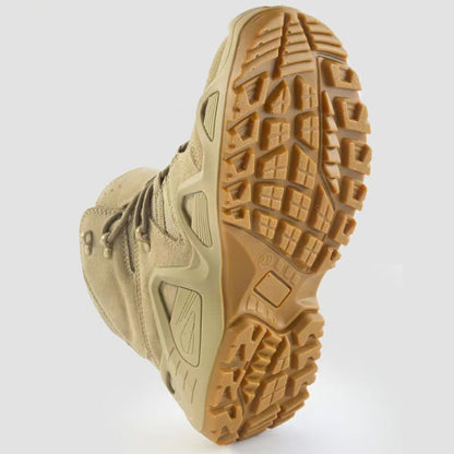 Botas de combate de caminata sin deslizamiento al aire libre de montañismo