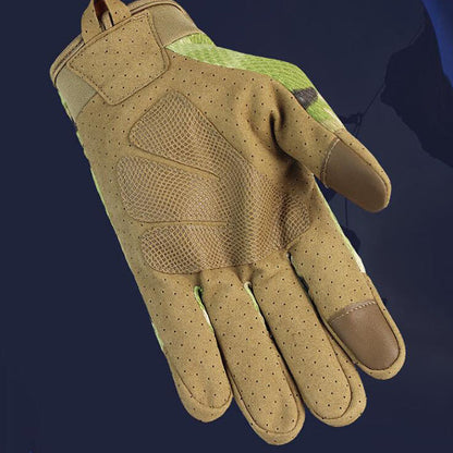 Bicicleta de montaña ligera transpirable que monta guantes deportivos antideslizantes