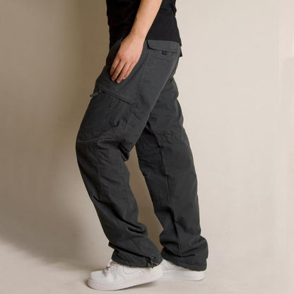 سروال رجالي شتوي دافئ بطبقة مزدوجة من القطن السميك للأماكن الخارجية