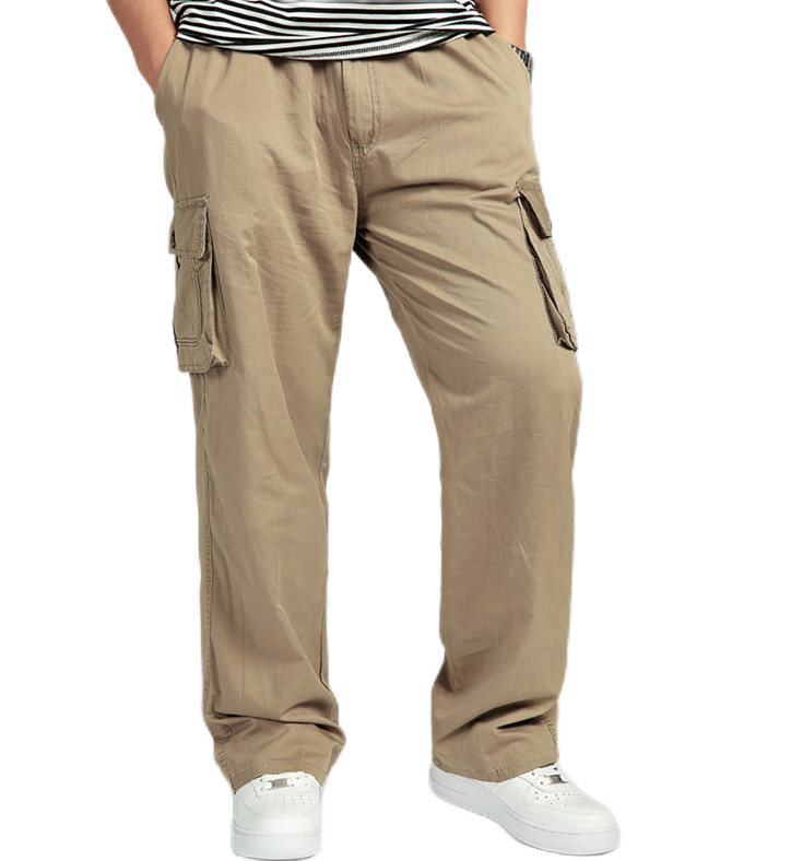 Extra Large Size Casual Loose Straight Men‘s Pants