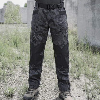 Camo Tactical Pocket Python Men's Cargo Pants IX6 - KINGEOUS